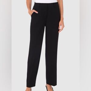 Caslon Nordstrom Straight Leg Work Pants Professional Trousers in Black